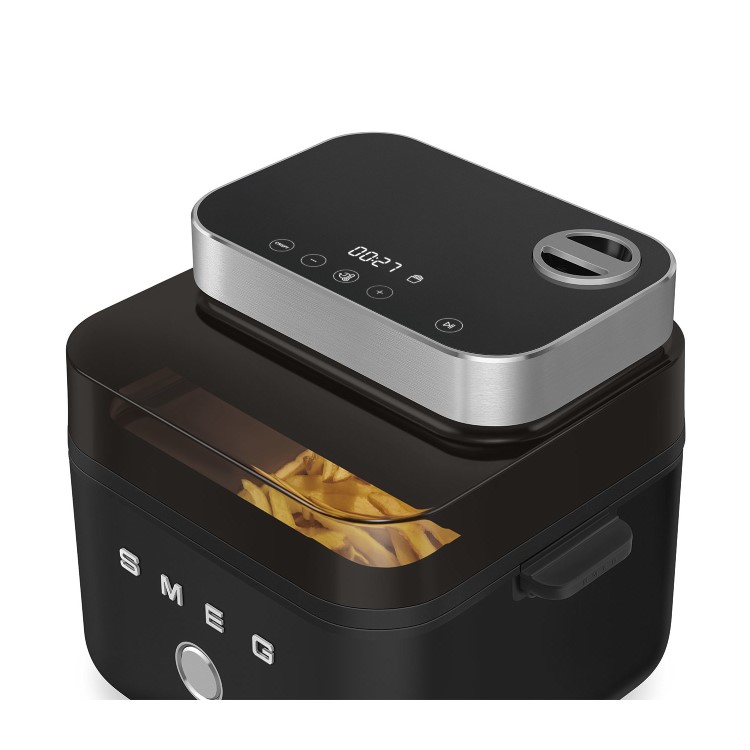 Smeg Collezione AFC01BLMUK 7.3L Dual Flavour Air Fryer - Black