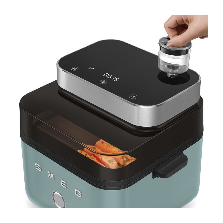 Smeg AFC01EGMUK Collezione 7.3L Dual Flavour Air Fryer – Emerald Green