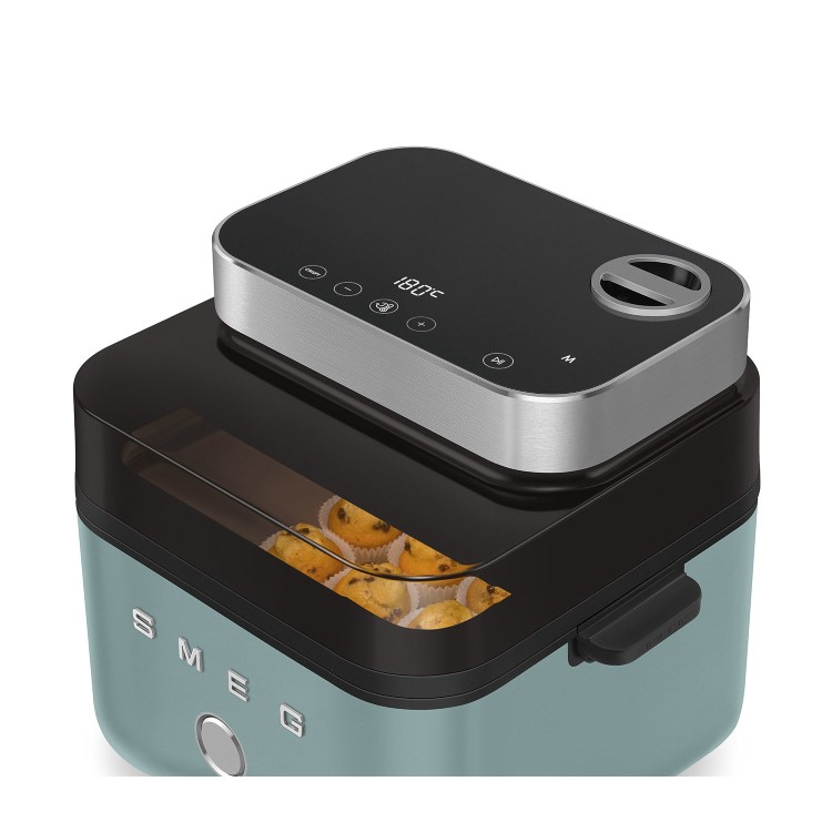 Smeg AFC01EGMUK Collezione 7.3L Dual Flavour Air Fryer – Emerald Green