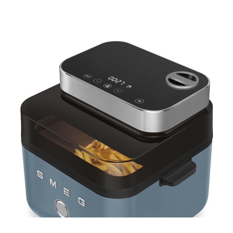 Smeg AFC01SBMUK 7.3L Dual Flavour Air Fryer – Storm Blue