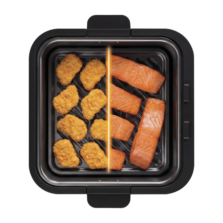 Smeg AFC01SBMUK 7.3L Dual Flavour Air Fryer – Storm Blue