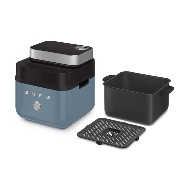 Smeg AFC01SBMUK 7.3L Dual Flavour Air Fryer – Storm Blue