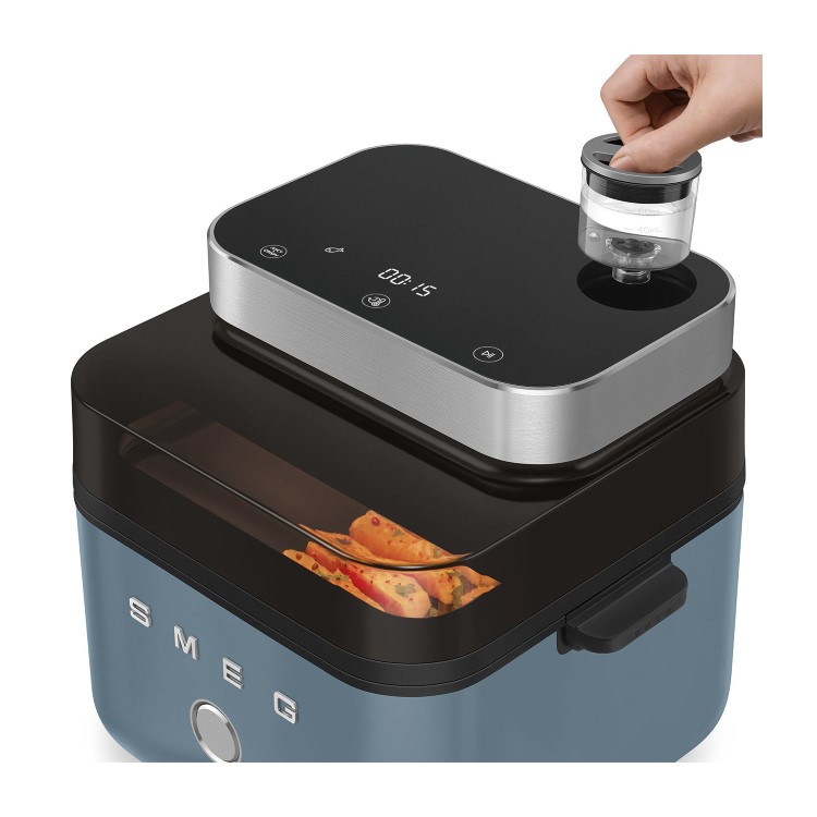 Smeg AFC01SBMUK 7.3L Dual Flavour Air Fryer – Storm Blue