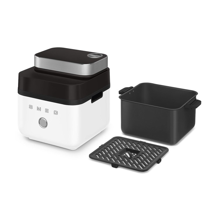Smeg AFC01WHMUK Collezione 7.3L Dual Flavour Air Fryer – Matte White