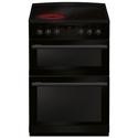 Amica 60cm Electric Cooker - Black