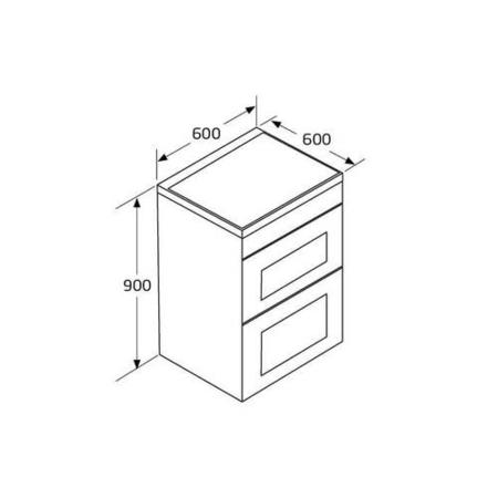 Amica 60cm Double Oven Electric Cooker with Ceramic Hob - Stainless Steel