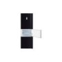 Haier AFD626TGB 181x63cm Frost Free Freestanding Fridge Freezer With MyZone - Black Glass Doors