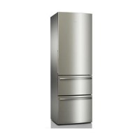 Haier AFL631CS 3-door Frost Free Silver Freestanding Fridge Freezer