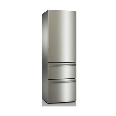 Haier AFL631CS 3-door Frost Free Silver Freestanding Fridge Freezer