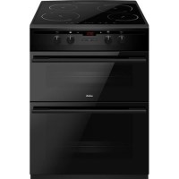 Amica 60cm Double Oven Electric Induction Cooker - Black