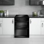 Amica 60cm Double Oven Electric Induction Cooker - Black