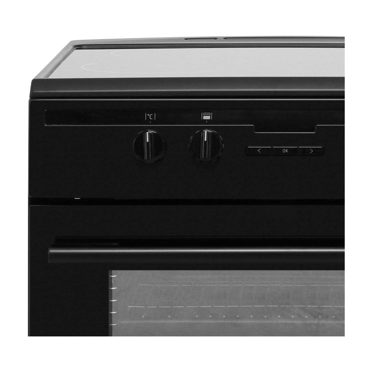 Amica 60cm Double Oven Electric Induction Cooker - Black