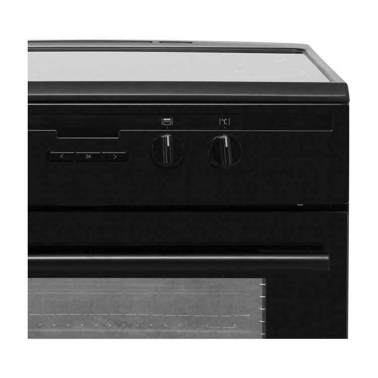 Amica 60cm Double Oven Electric Induction Cooker - Black