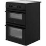 Amica 60cm Double Oven Electric Induction Cooker - Black