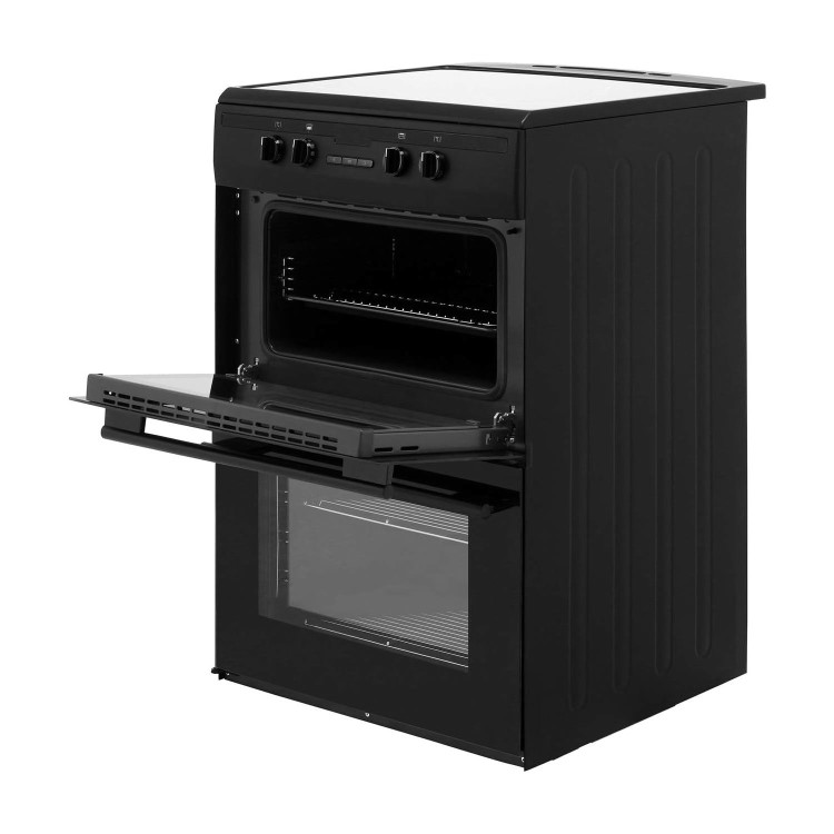 Amica 60cm Double Oven Electric Induction Cooker - Black