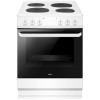 Amica 60cm Electric Cooker with 4 Zone Sealed Plate Hob - White