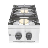 Parry AG2HP Commercial 2 Burner Gas Hob Boiling Top. LPG Gas. 8.7kW. Made In Britain