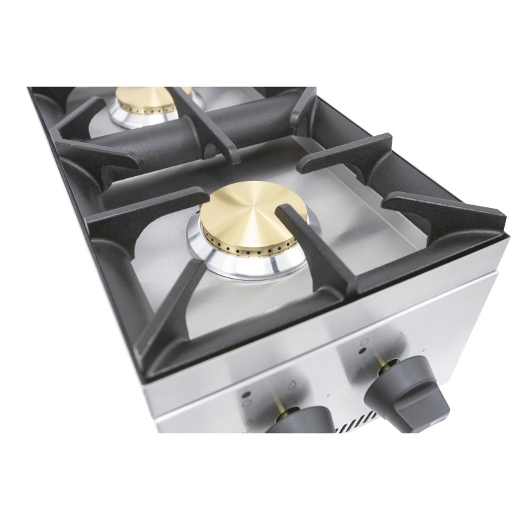 Parry AG2HP Commercial 2 Burner Gas Hob Boiling Top. LPG Gas. 8.7kW. Made In Britain