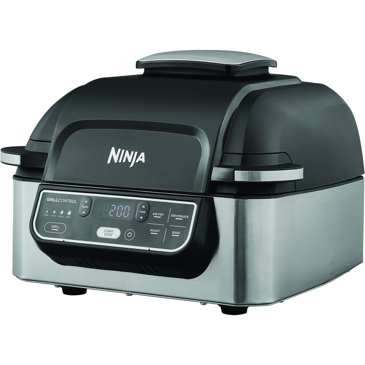 Refurbished Ninja AG301UK Foodi Health Grill 5-in-1 Air Fryer & Dehydrator