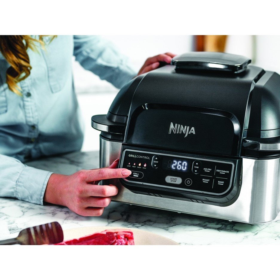 Ninja Foodi AG301UK Health Grill Air Fryer & Dehydrator Appliances Direct