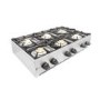 Parry AG6H Commercial 6 Burner Gas Hob Boiling Top. Natural Gas. 33.3kW. 113620 btu/hr. Made In Britain