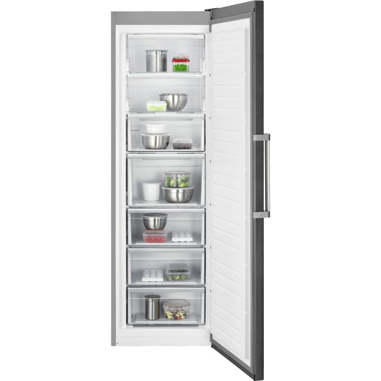 Refurbished AEG AGB728E5NB NoFrost Tall Freestanding Freezer - Black