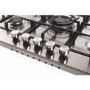 Amica 68cm 5 Burner Gas Hob - Stainless Steel