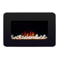 AmberGlo Modern Wall Mounted Electric Fire