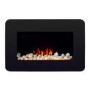 AmberGlo Modern Wall Mounted Electric Fire