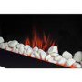 AmberGlo Modern Wall Mounted Electric Fire