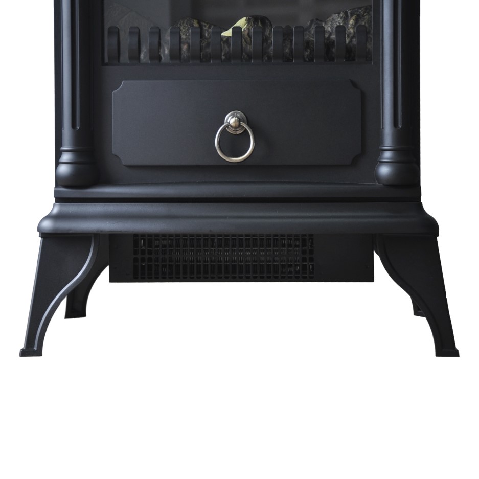 AmberGlo Electric Wood Burning Stove Fire Black AGL005 Appliances