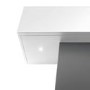 White 52inch Wall Mounted Electric Fireplace - AmberGlo