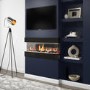 GRADE A2 - 42 Inch Black Built In Electric Fire -  AmberGlo