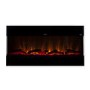 Black Wall Mounted Electric Fireplace 50 Inch - Amberglo