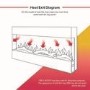 Black Wall Mounted Electric Fireplace 50 Inch - Amberglo
