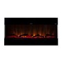 Black 60inch Wall Mounted Electric Fireplace - AmberGlo