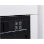 White and Black Freestanding Electric Fireplace Suite with Realistic Log Effect - Amberglo