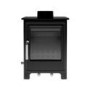 Black Cast Iron Log Burner Multi Fuel Stove 5kW - AmberGlo