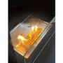 Freestanding Bioethanol Round Stove in Matte Black - AmberGlo 