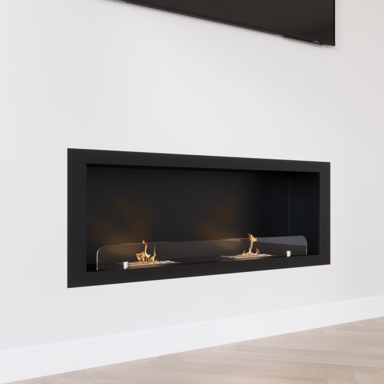 50 Inch Inset Bioethanol Fireplace - AmberGlo