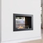 AmberGlo 27 inch Double-Sided Built in Bioethanol Fireplace