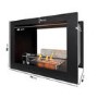 Double-Sided Bioethanol Fireplace in Black - 27 Inch - AmberGlo