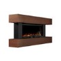 Walnut 52inch WiFi Enabled Wall Mounted Electric Fireplace - AmberGlo