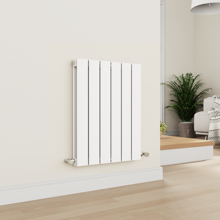 GRADE A3 - Eco Eleganza White Horizontal Flat Designer Aluminium ...