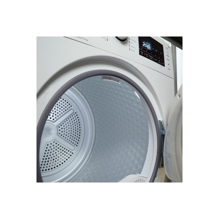 Amica AHD8WH 8kg Freestanding Heat Pump Condenser Tumble Dryer - White