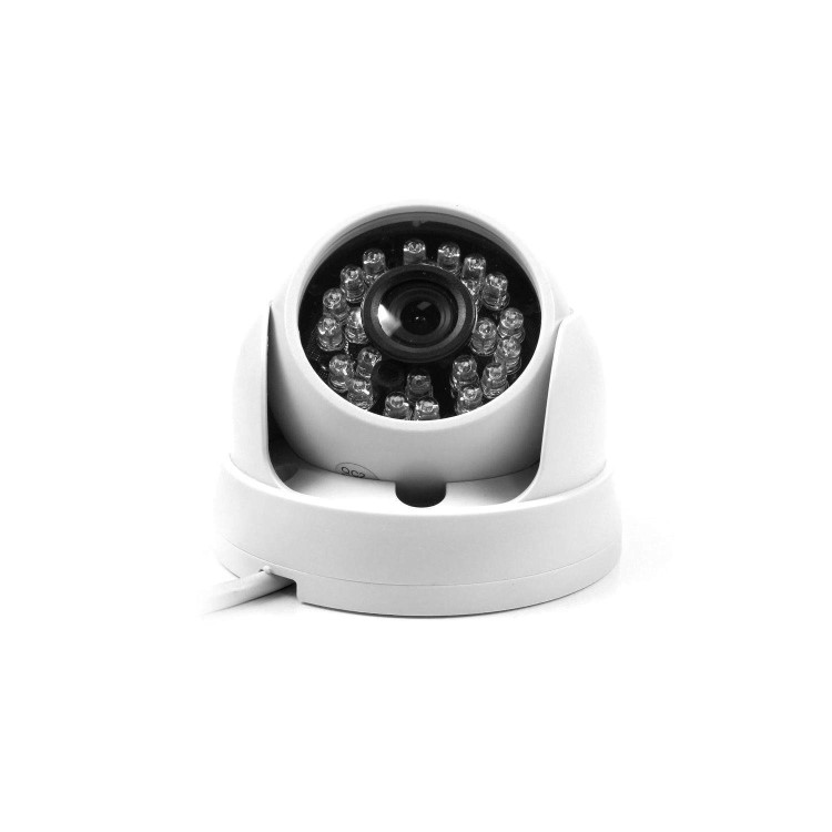 electriQ 720p High Definition Dome CCTV Camera 3.6mm 25mIR compatible with Analogue HD DVR's