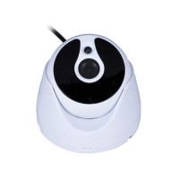 electriQ HD 720p Dome CCTV Analogue Camera with Night Vision up to 25m - 1 Pack
