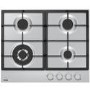Amica AHG6200SS 60cm 4 Burner Gas Hob - Stainless Steel