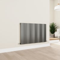 Eco Vivante Anthracite Horizontal Wave Designer Aluminium Radiator 600x945mm Single Panel 3055 BTU Eco Vivante Anthracite Horizontal Wave Designer Aluminium Radiator 600x945mm Single Panel 3055 BTU
