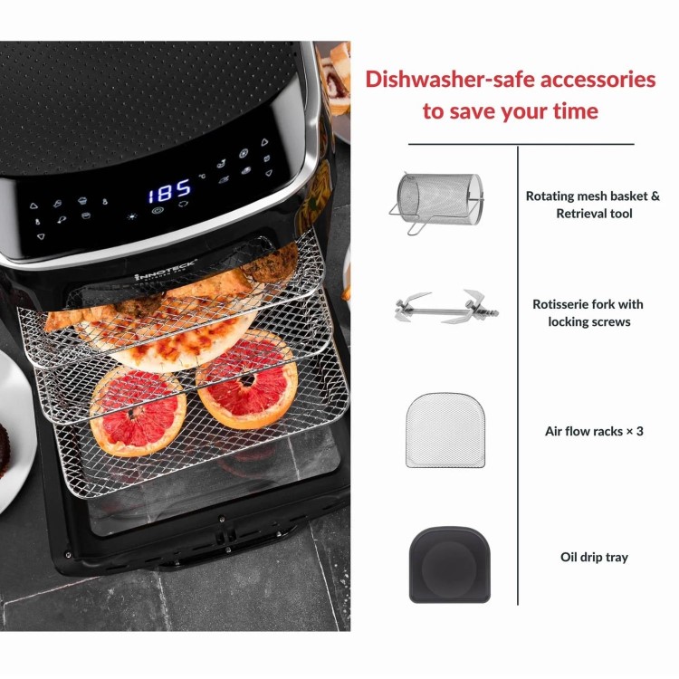 Innoteck 12L Digital Air Fryer - Black